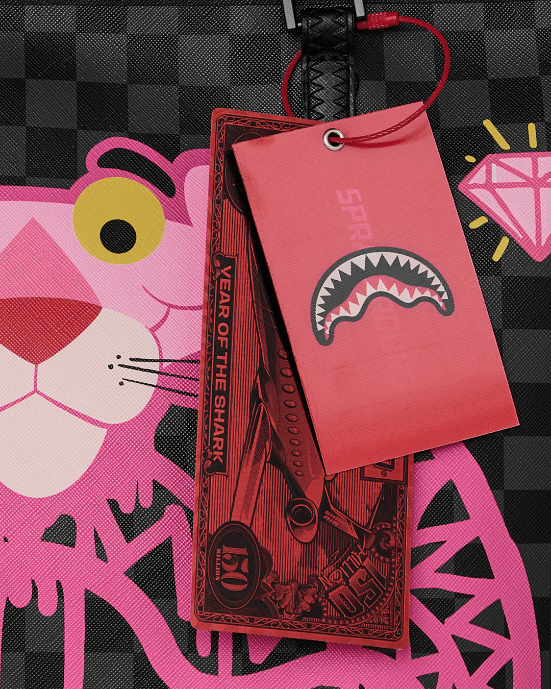SPRAYGROUND® TOTE PINK PANTHER DRIPPY DIAMONDS TOTE