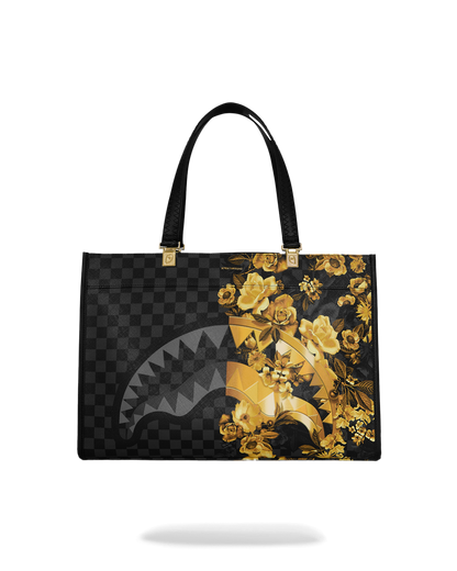 SPRAYGROUND® TOTE GOLD FLORAL REMIX TORTUGA TOTE