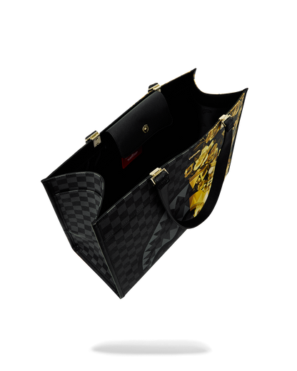 SPRAYGROUND® TOTE GOLD FLORAL REMIX TORTUGA TOTE
