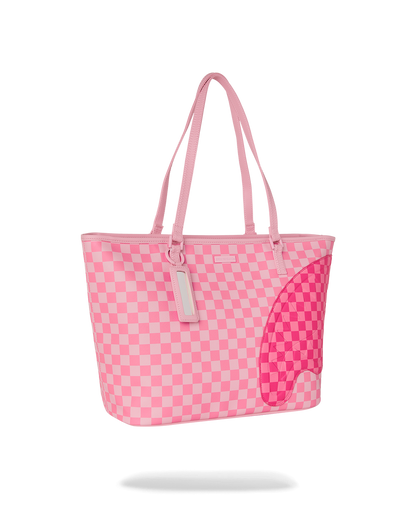 SPRAYGROUND® TOTE PINK SHARKS IN PARIS PATCH TOTE