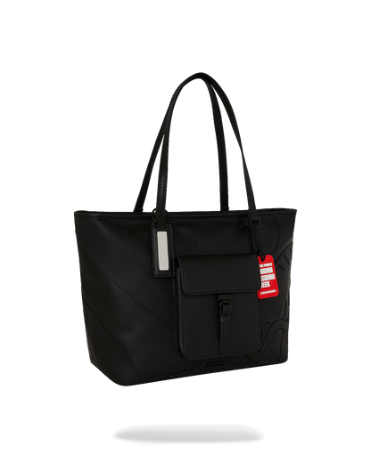 SPRAYGROUND® TOTE LFW BLACK POCKET TOTE
