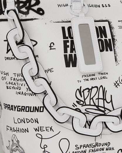 SPRAYGROUND® TOTE LFW SKETCHED BLACK AND WHITE TOTE