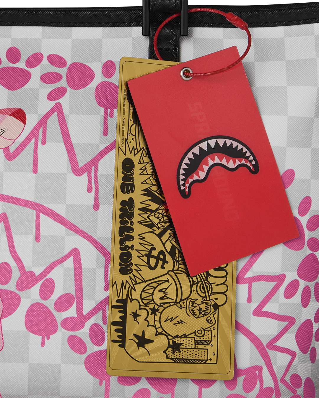SPRAYGROUND® TOTE PINK PANTHER PAWPRINTS TOTE