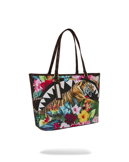 SPRAYGROUND® TOTE FLOWERING JUNGLE SHARK 2 TOTE