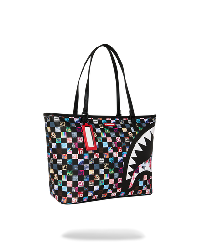 SPRAYGROUND® TOTE CRAZY CHECK TOTE