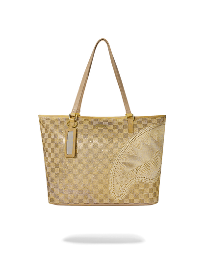 SPRAYGROUND® TOTE 2 TONE GOLD TRINITY TOTE