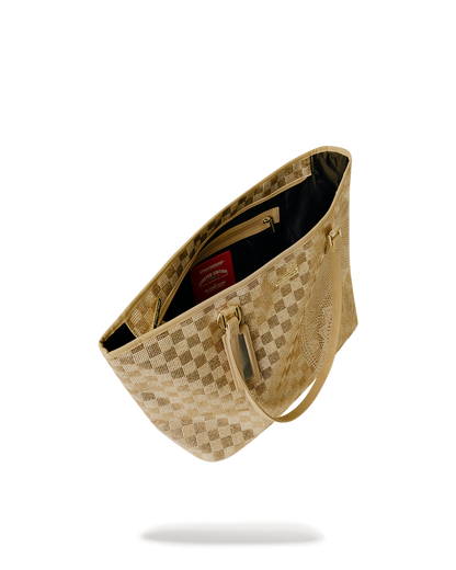 SPRAYGROUND® TOTE 2 TONE GOLD TRINITY TOTE