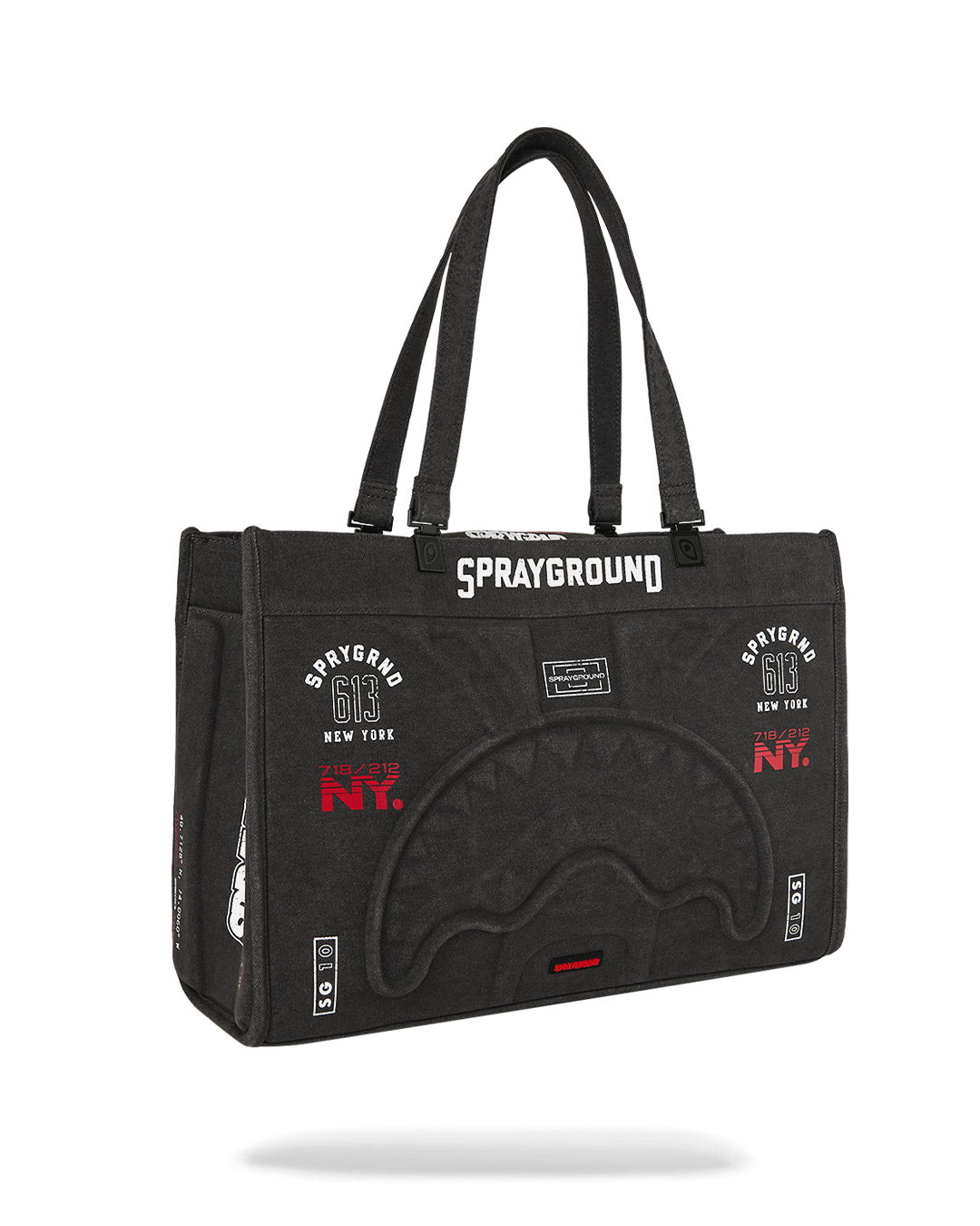 SPRAYGROUND® TOTE GRID LOCKED TORTUGA TOTE