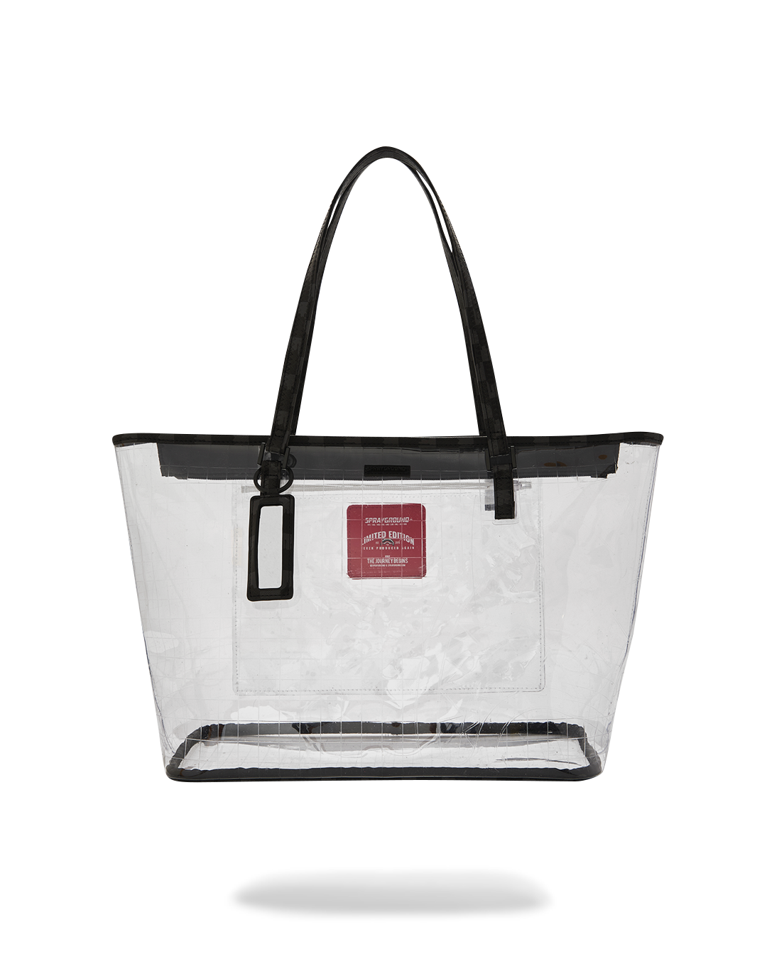 SPRAYGROUND® TOTE DRIP CHECK FULLY CLEAR TOTE