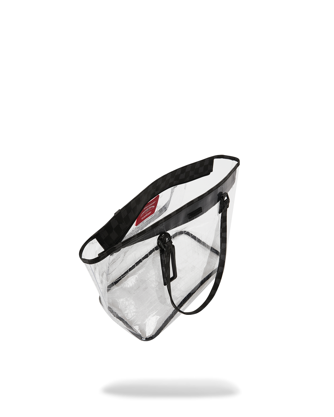 SPRAYGROUND® TOTE DRIP CHECK FULLY CLEAR TOTE