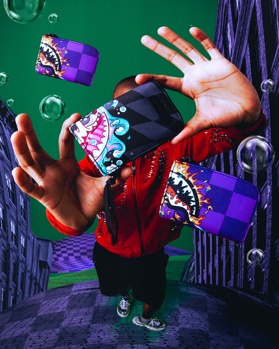 SPRAYGROUND® WALLET CRAZY EYES WALLET