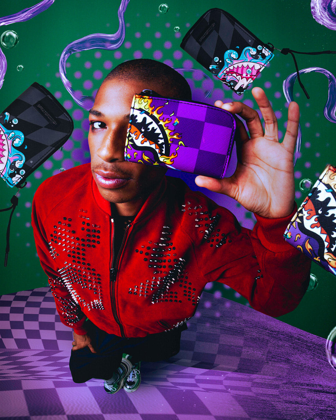 SPRAYGROUND® WALLET CRAZY EYES WALLET