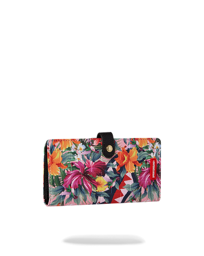 SPRAYGROUND® WALLET HUMMINGBIRD SHARK PRECISION LONG SINGLE-FOLD WALLET