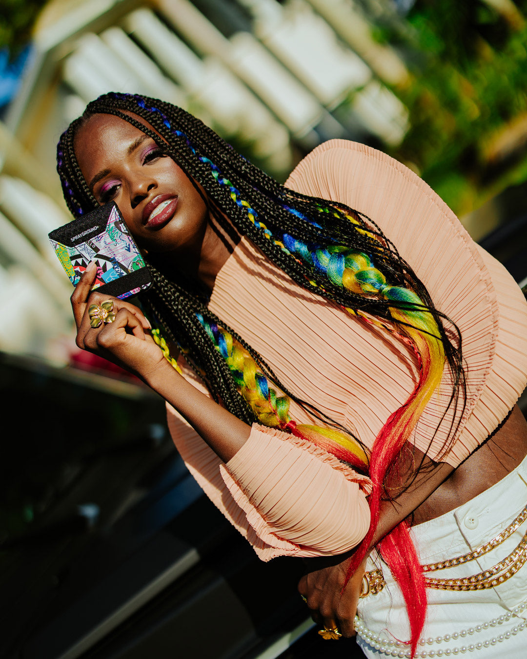 SPRAYGROUND® WALLET CREATE ANOTHER DAY ELASTIC BI-FOLD WALLET