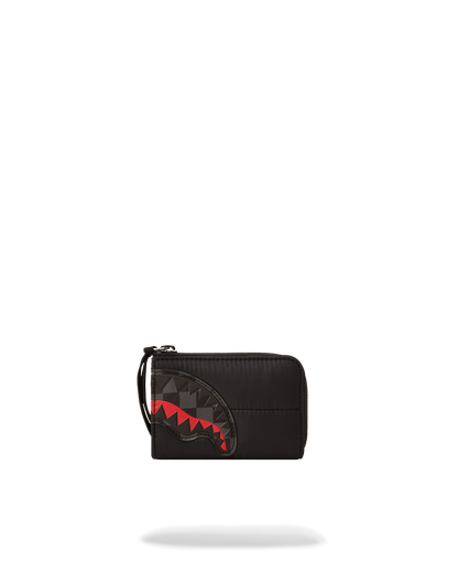 SPRAYGROUND® WALLET BLACK PUFFER CHECK WALLET