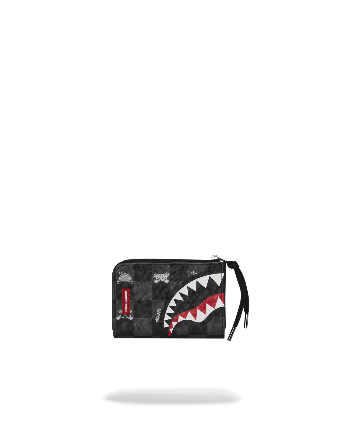 SPRAYGROUND® WALLET GRAY PEEKING CHARACTER CHECK WALLET