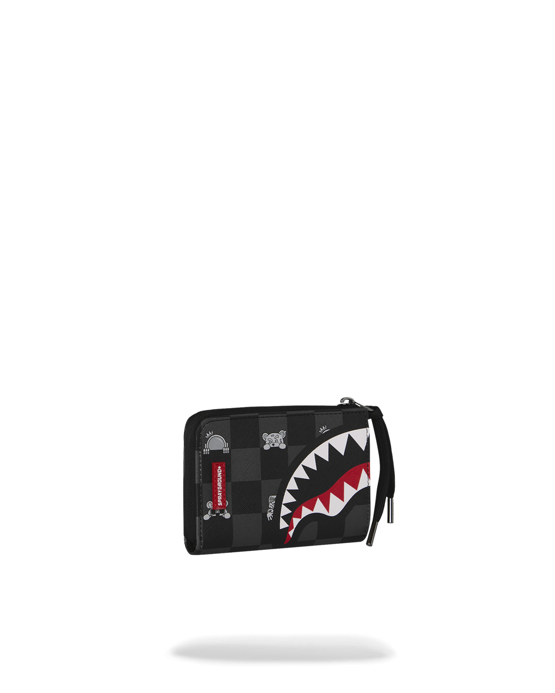 SPRAYGROUND® WALLET GRAY PEEKING CHARACTER CHECK WALLET