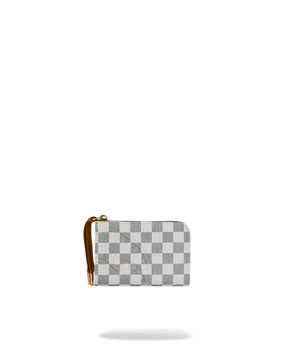 SPRAYGROUND® WALLET GRAFF EMBOSSED CREAM CHECK WALLET