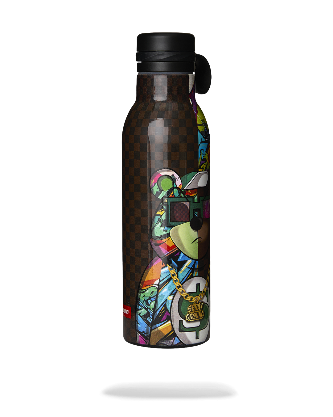 SPRAYGROUND® WATER BOTTLE MONEYBEAR SPLIT CHECK WATER BOTTLE