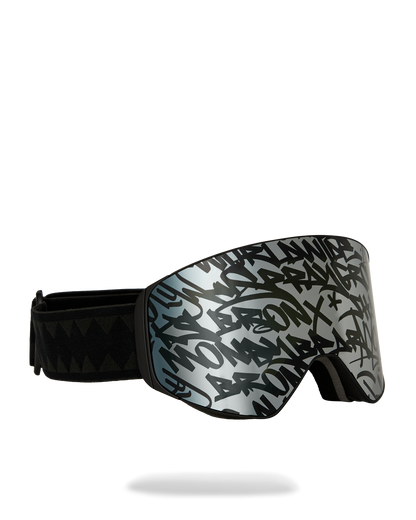 SPRAYGROUND® APPAREL GRAFFITI SKI GOGGLES SET (3 INTERCHANGEABLE LENSES)