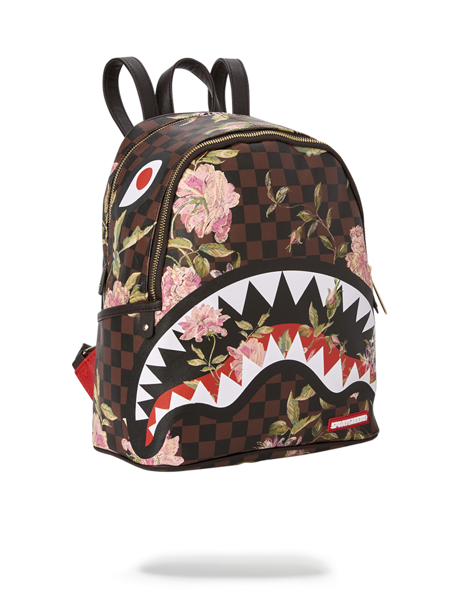 SPRAYGROUND® BACKPACK SHARKFLOWER SAVAGE BACKPACK (SMALLER MORE ELEGANT BACKPACK)