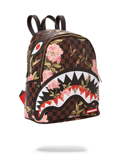 SPRAYGROUND® BACKPACK SHARKFLOWER SAVAGE BACKPACK (SMALLER MORE ELEGANT BACKPACK)
