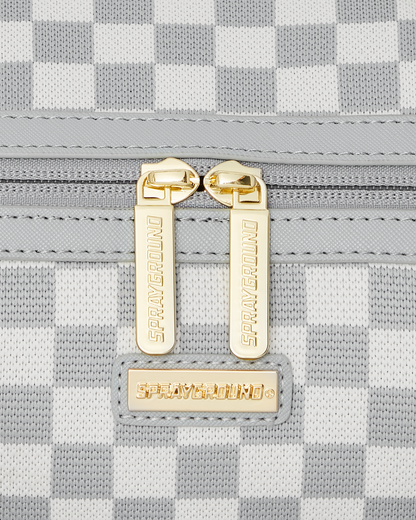 SPRAYGROUND® DUFFLE KNIT SHARKS IN PARIS IN CREAM MINI DUFFLE