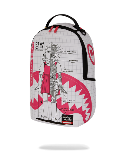 SPRAYGROUND® BACKPACK SQUID GAME ROBOT GIRL DLXSV BACKPACK