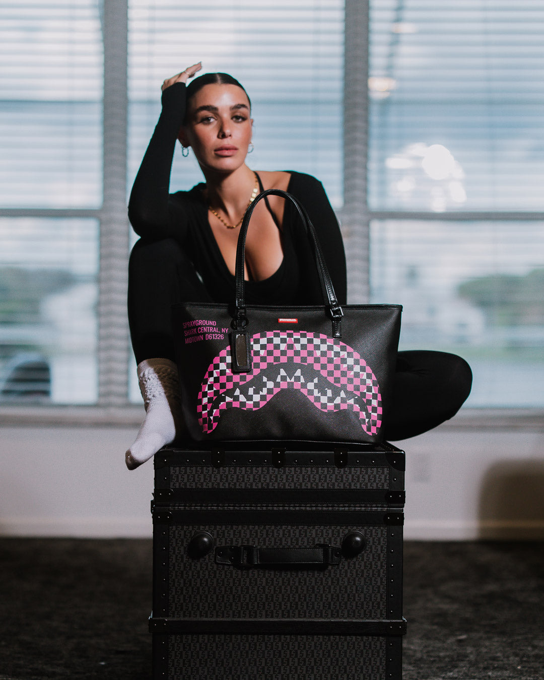SPRAYGROUND® TOTE SHARK CENTRAL MIDTOWN TOTE
