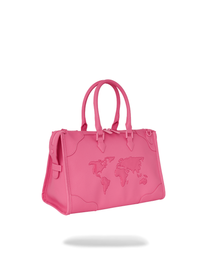 SPRAYGROUND® DUFFLE JAMES GLOBAL PINK PYRAMID DUFFLE