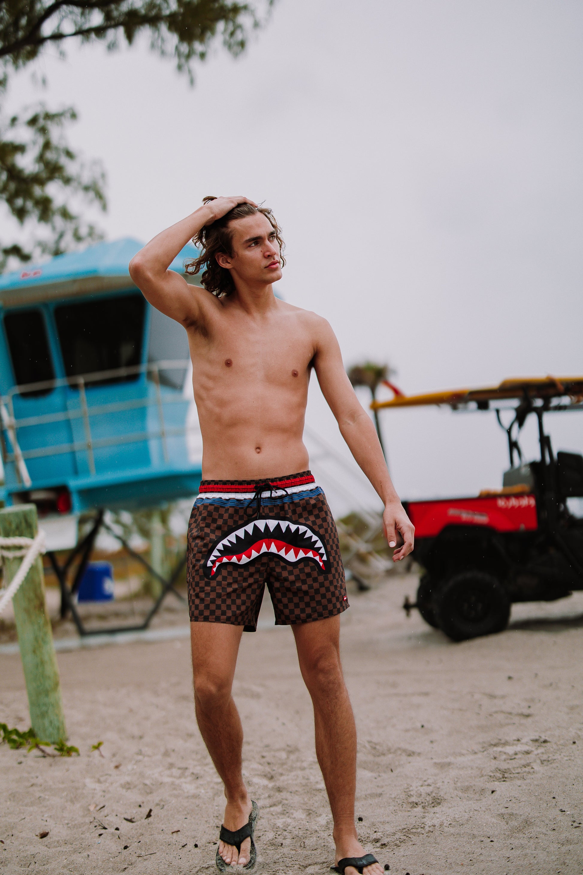 SPRAYGROUND® SWIM SHARKS IN PARIS GT SWIM SHORTS