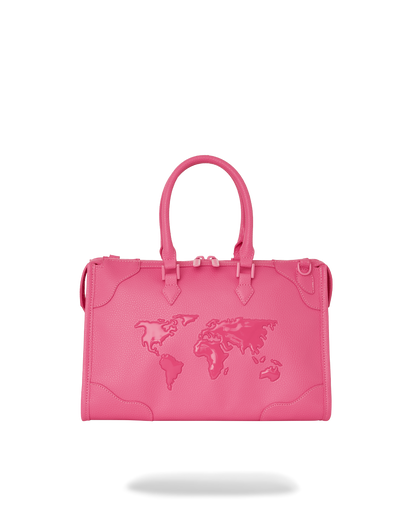SPRAYGROUND® DUFFLE JAMES GLOBAL PINK PYRAMID DUFFLE