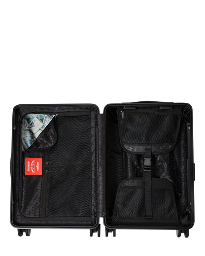 SPRAYGROUND® LUGGAGE MIDNIGHT MAGIC SHARKS IN PARIS HARD SHELL CARRY-ON LUGGAGE
