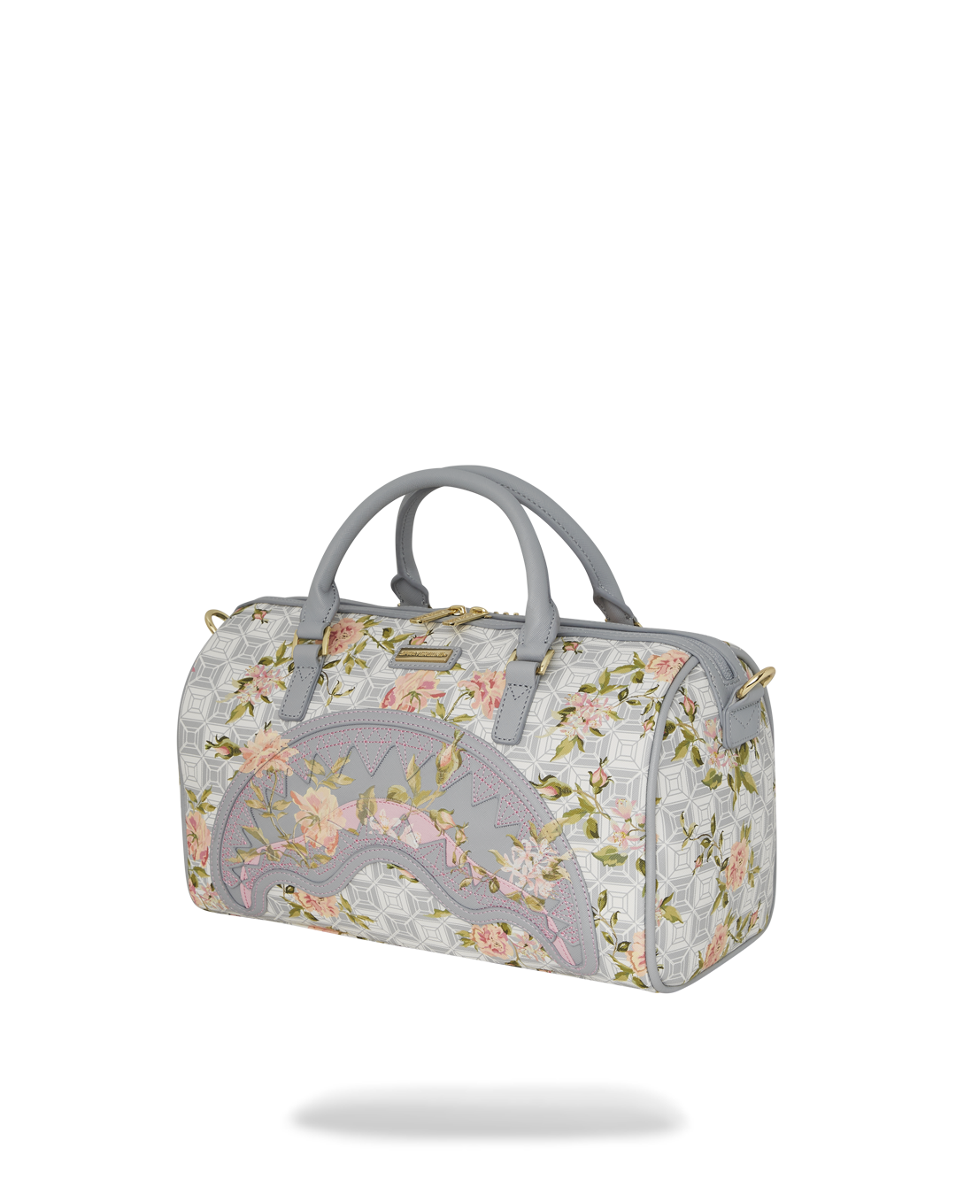 SPRAYGROUND® DUFFLE A.I. AFRICAN INTELLIGENCE ELEGANT ENERGY MINI DUFFLE - SANDFLOWER COLLAB