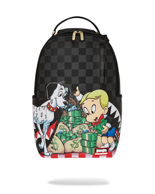 SPRAYGROUND® BACKPACK RICHIE RICH AND DOG MONEY REVEAL DLXSV BACKPACK