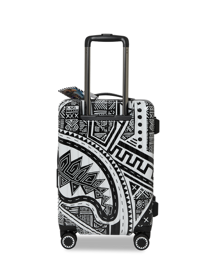 SPRAYGROUND® LUGGAGE A.I. AFRICAN INTELLIGENCE THE SKYHAWK CARRY-ON LUGGAGE - SANDFLOWER COLLAB