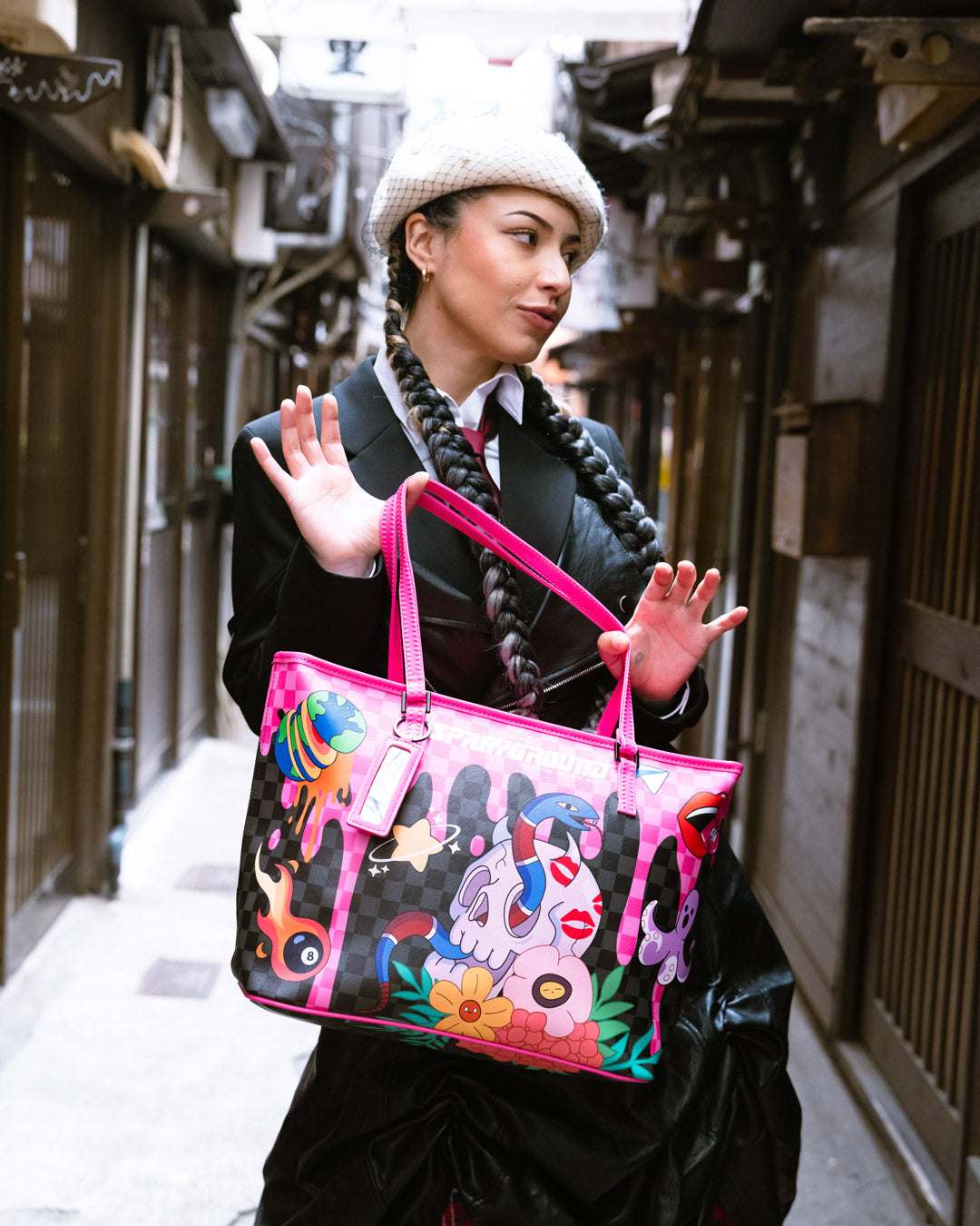 SPRAYGROUND® TOTE HAPPY HANGRY TOTE