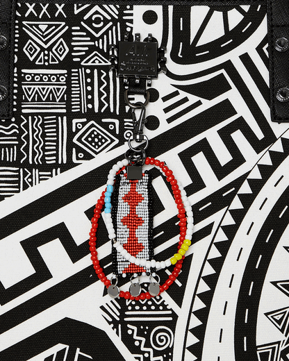 SPRAYGROUND® TOTE A.I. AFRICAN INTELLIGENCE THE SKYHAWK WING TOTE - SANDFLOWER COLLAB