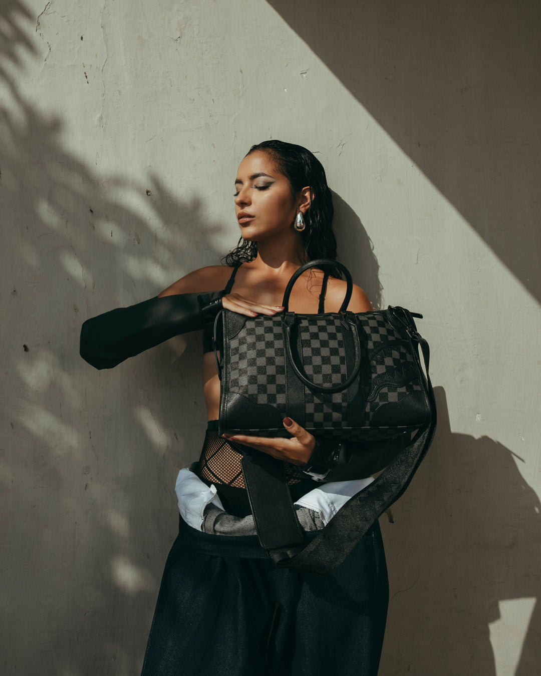 SPRAYGROUND® DUFFLE MIDNIGHT CHATEAU MINI PYRAMID DUFFLE