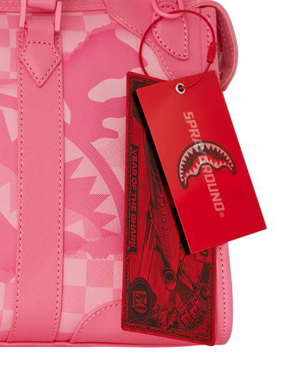 SPRAYGROUND® DUFFLE PINK 3AM RIPTIDE MINI PYRAMID DUFFLE