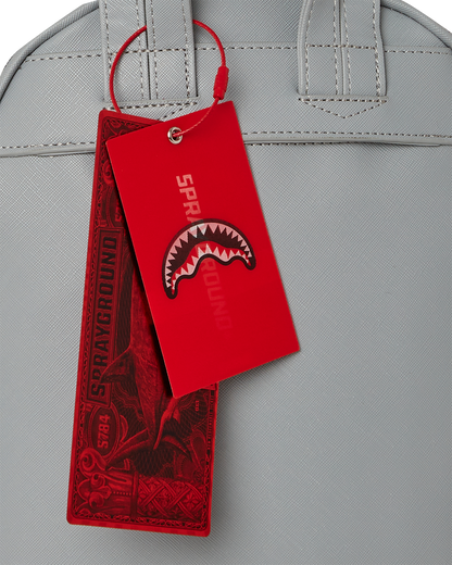 SPRAYGROUND® BACKPACK KNIT SHARKS IN PARIS IN CREAM SAVAGE BACKPACK