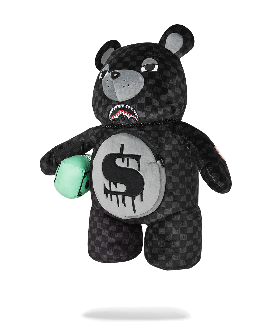 SPRAYGROUND® BACKPACK SHARKS IN PARIS THUNDERDRIP MONEYBEAR TEDDYBEAR BACKPACK