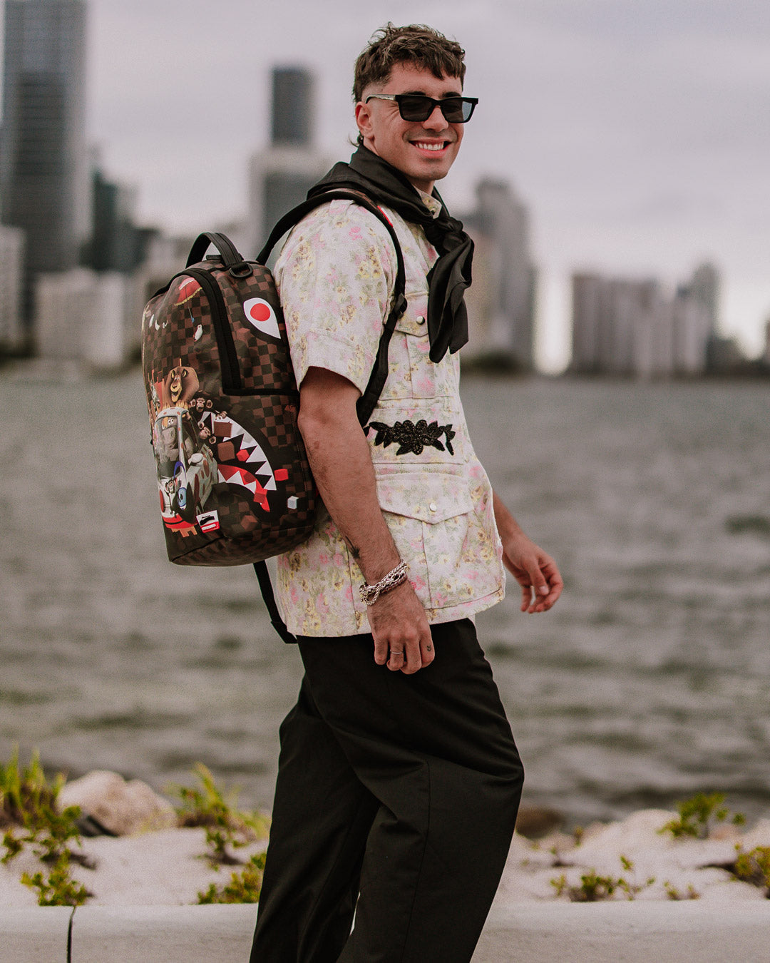 SPRAYGROUND® BACKPACK MADAGASCAR ROLLIN THRU DLXSV BACKPACK
