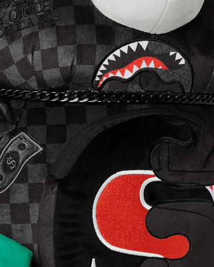 SPRAYGROUND® BACKPACK UNFINISHED SHARK MONEYBEAR TEDDY BEAR BACKPACK