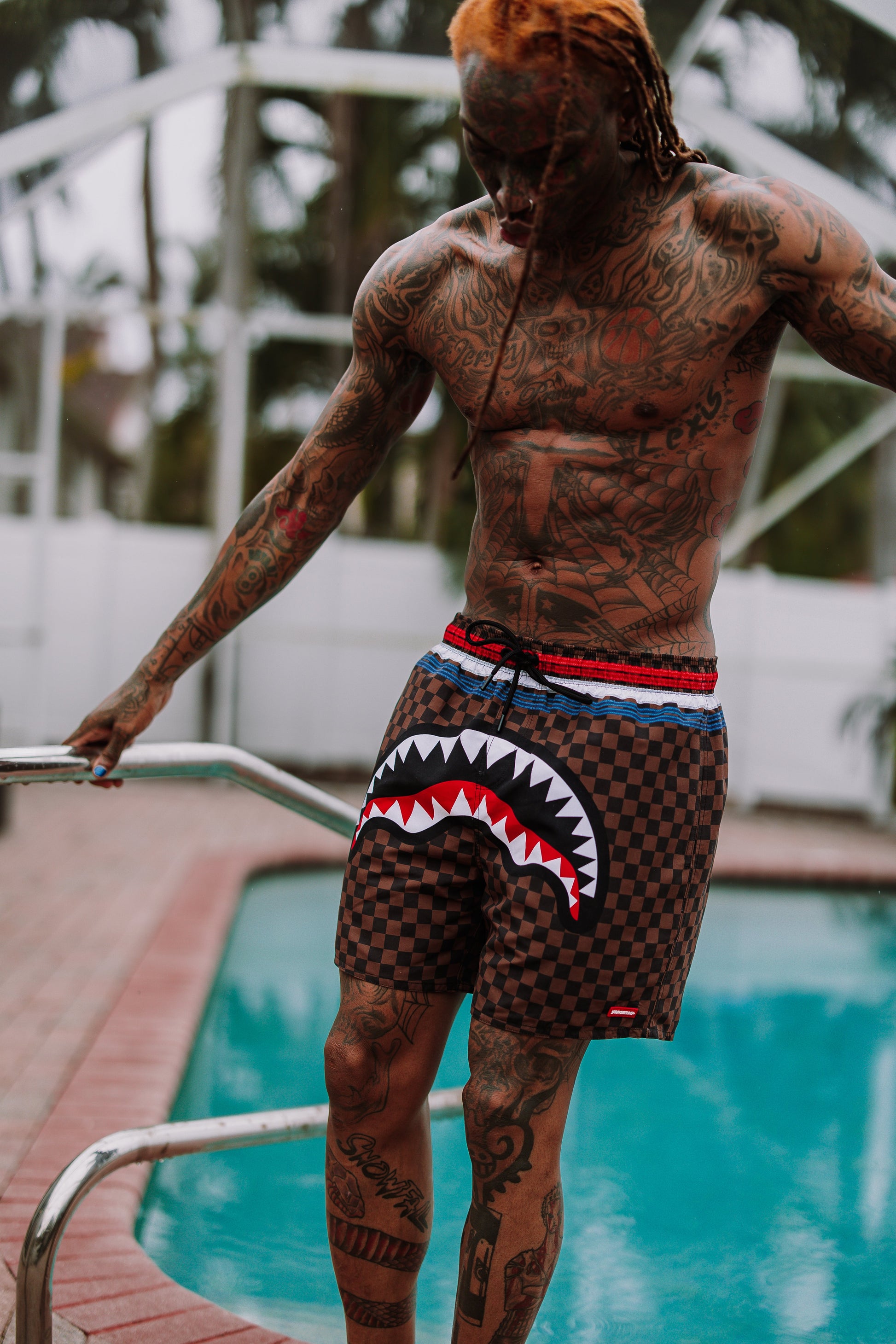 SPRAYGROUND® SWIM SHARKS IN PARIS GT SWIM SHORTS