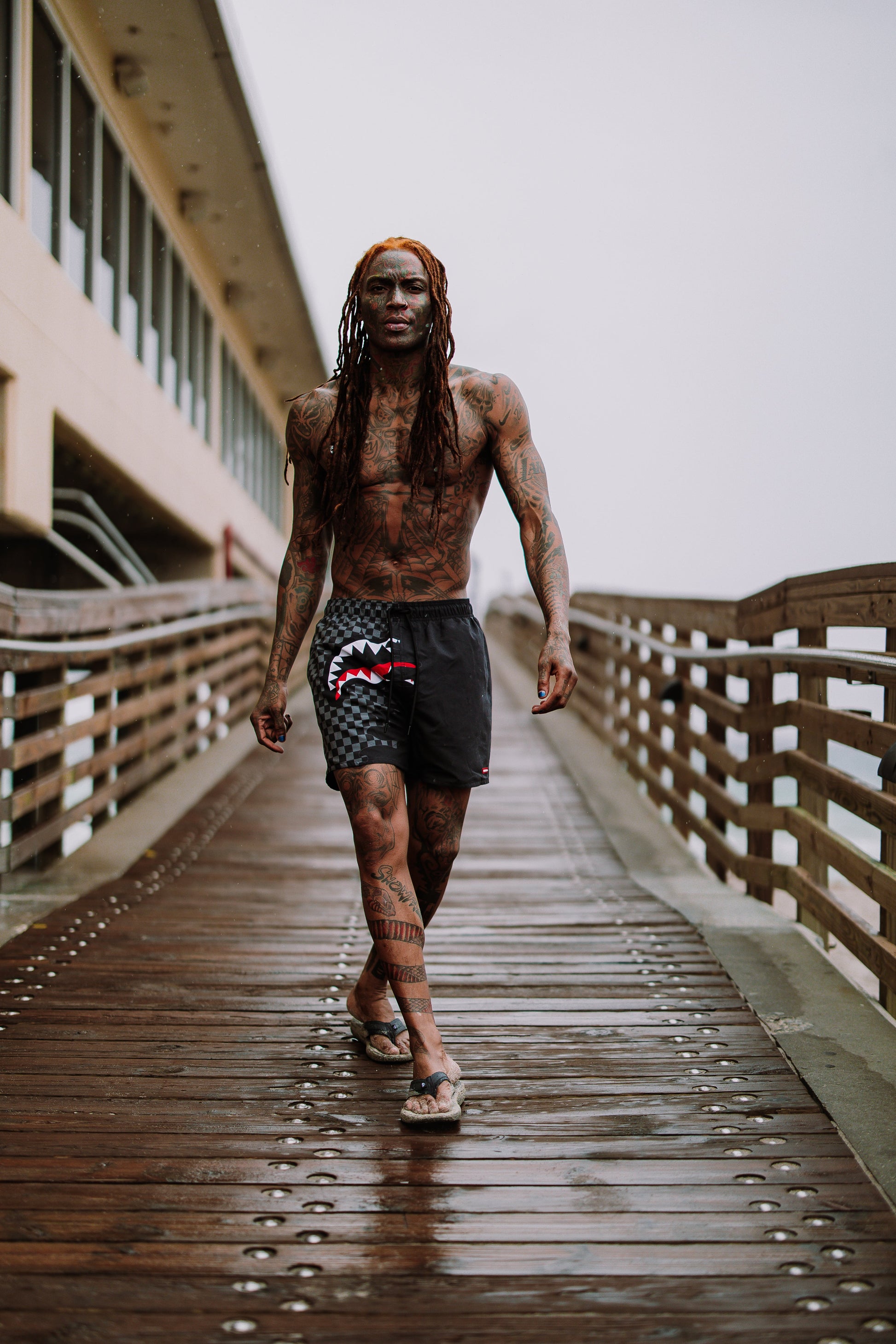 SPRAYGROUND® SWIM SPEED SHARK SIDE SWIPE SWIM SHORTS