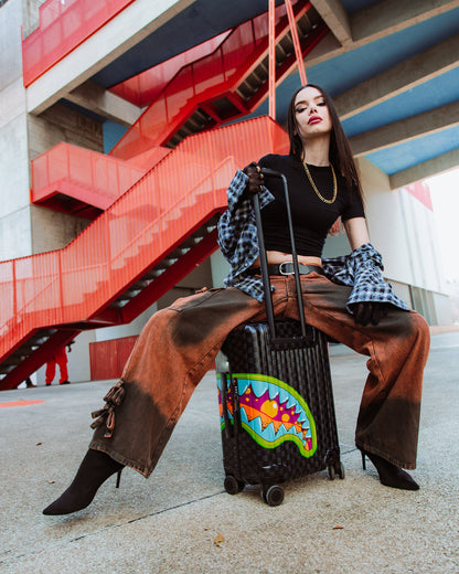 SPRAYGROUND® LUGGAGE SLIME TAKEOVER HARD SHELL CARRY-ON LUGGAGE