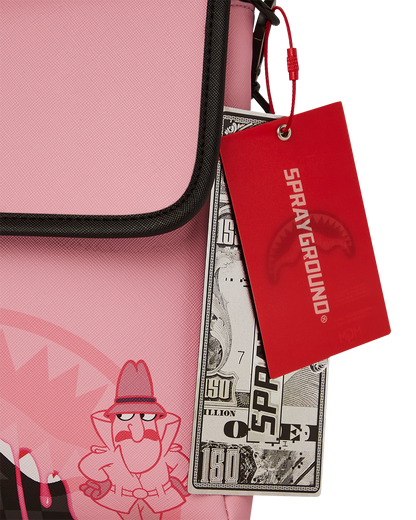 SPRAYGROUND® SLING PINK PANTHER PINK PAINTER MESSENGER SLING BAG