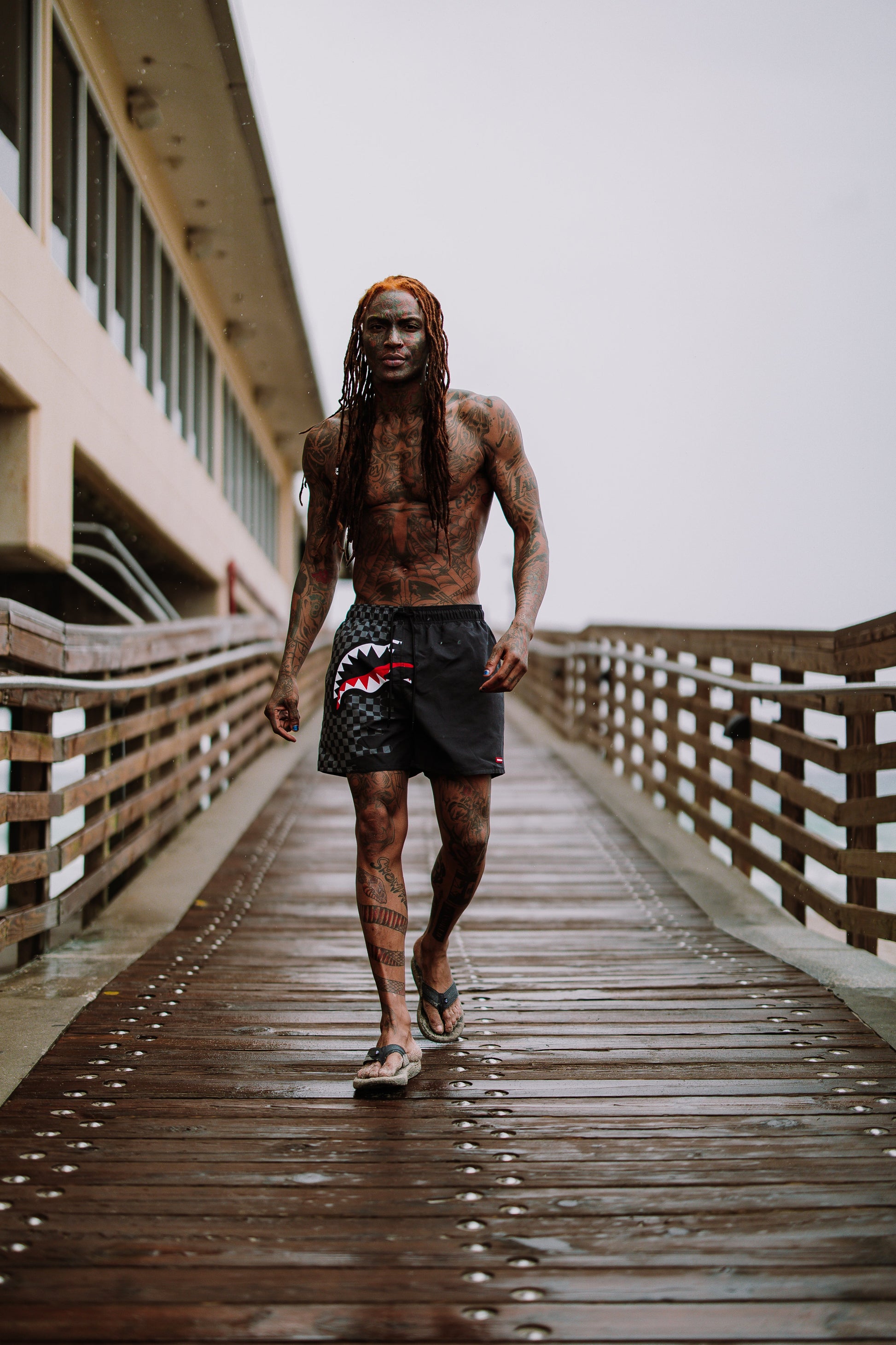 SPRAYGROUND® SWIM SPEED SHARK SIDE SWIPE SWIM SHORTS