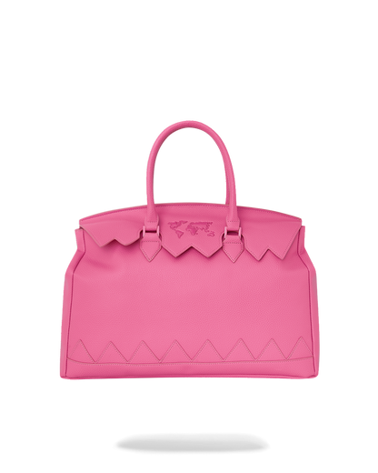 SPRAYGROUND® HANDBAG JAMES GLOBAL PINK SPIRKIN HANDBAG